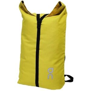 On Running Marketing Bag Roll down Foldable Backpack Yellow One Size